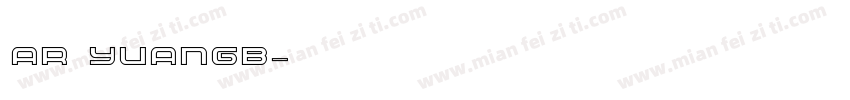 AR YUANgb字体转换